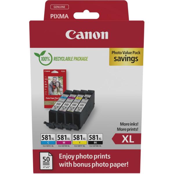 CLI_581XL_BK_C_M_Y_Photo_Value
