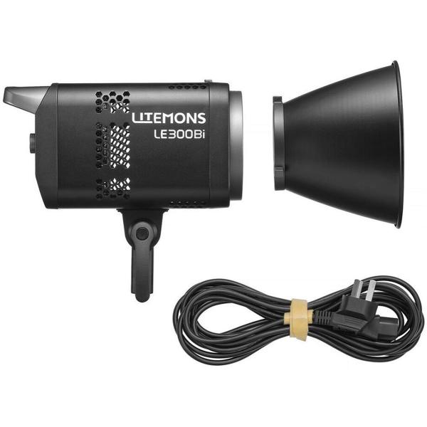 LE300BI_Black_Litemons_Bi_Colour_LED_Video_Light