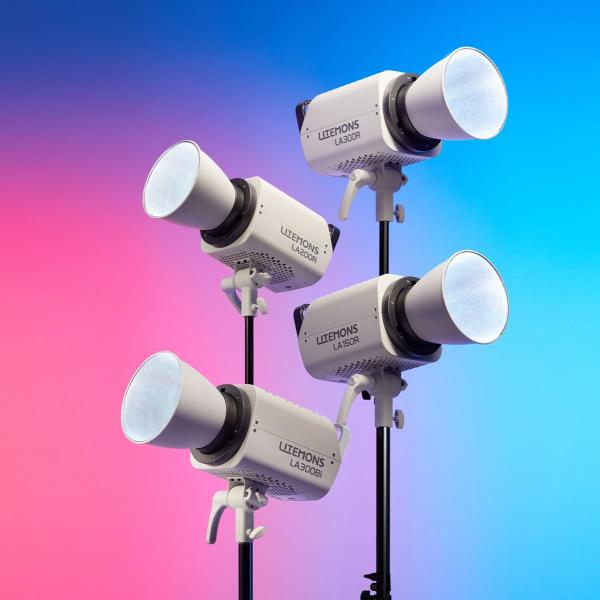 Litemons_LA300BI_Bi_Colour_LED_Video_Light_3_Light_Kit