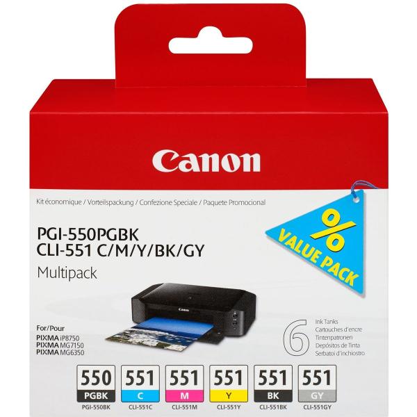 PGI_550_CLI_551_Ink_Cartridge_Black_And_Five_Colours