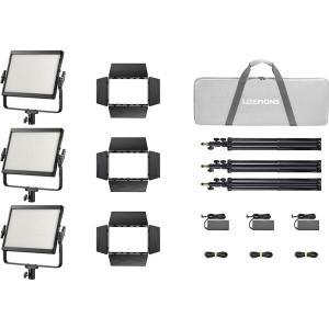 LP600BI_K3_Black_Litemons_Bi_Colour_LED_Light_Panel_3_Light_Kit