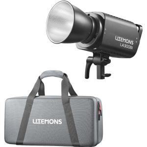 Litemons_LA300BI_RGB_LED_Video_Light_w__Carry_Bag__Black_