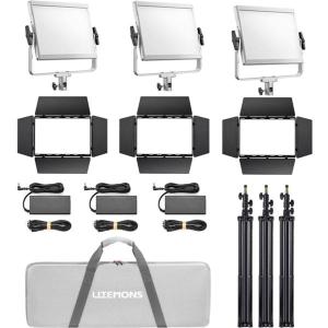 Litemons_LP1200BI_Bi_Colour_LED_Light_Panel_3_Light_Kit