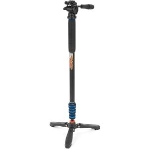 Punks_Trent_2_0_Monopod_Kit_W_DOCZ2_Foot_Stabilizer_BLK_W_Blue