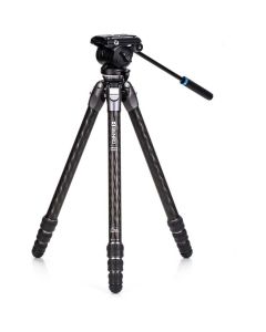 Benro Tortoise Carbon Tripod w/ S4PRO Videokop 34C Leveli...