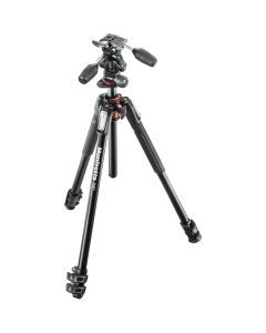 Manfrotto 190 Alu 3 Section Kit 3W Head