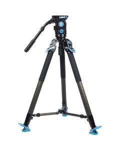 Sirui Video Tripod SVT75 Pro w/ SVH15 Fluid Head